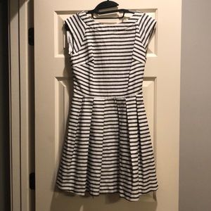 Black and white striped cocktail/sundress